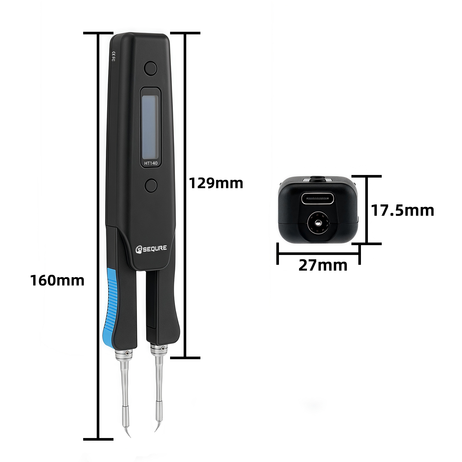Smd Tweezer Set - Pince à épiler chauffante électrique 2-en-1