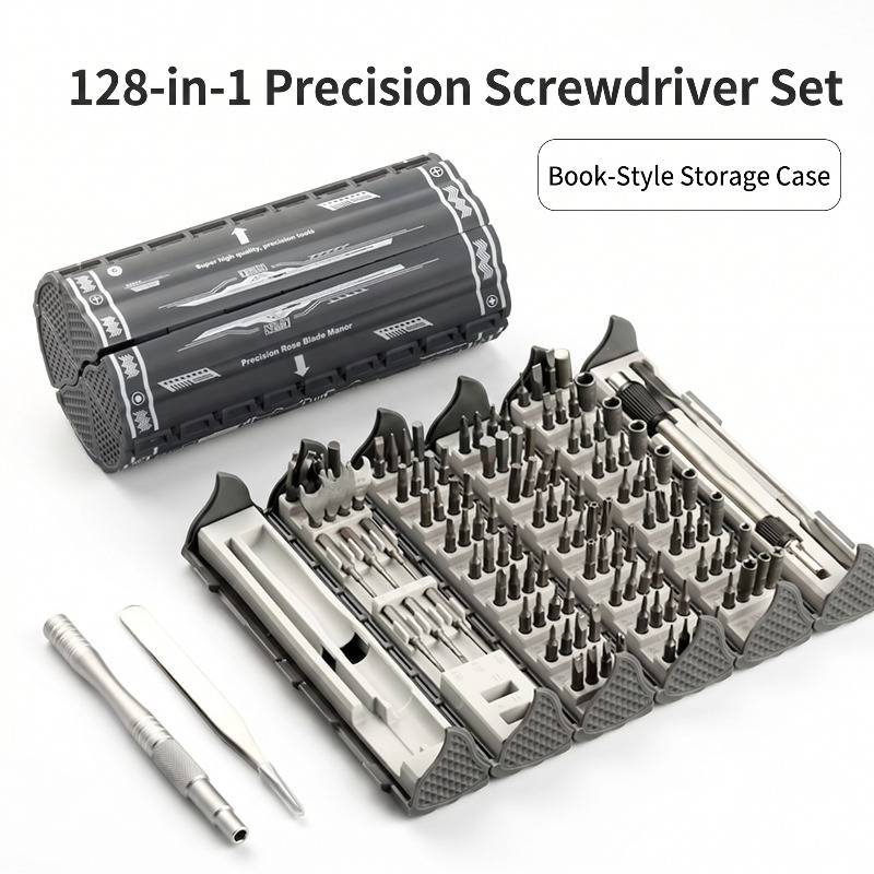 Electronics Repair Book - Kit de tournevis 128-en-1, kit de