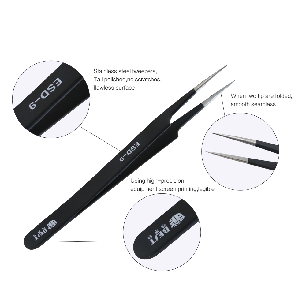 Pincettes antistatiques BST-ES - Smd Tweezer Set avis et prix