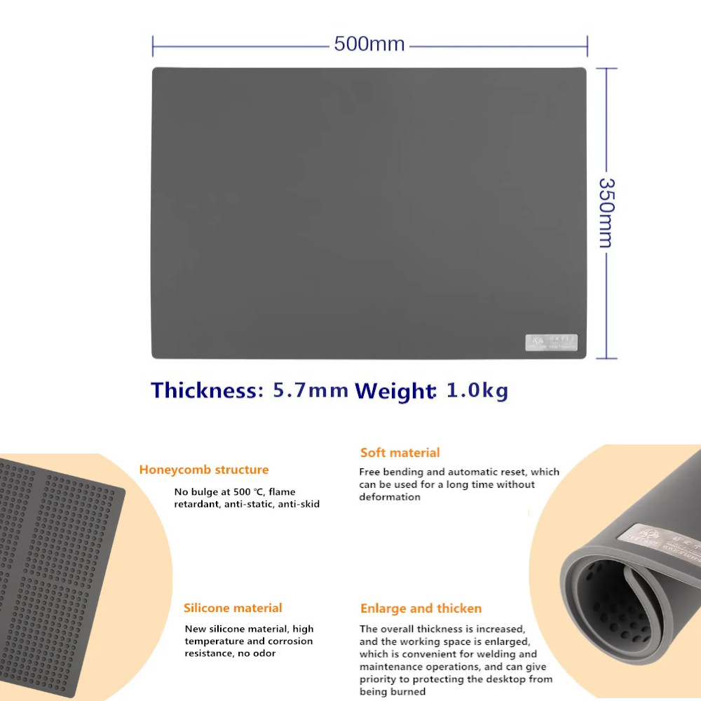 Tapis en silicone anti-brûlure - Electronics Repair Team avis et prix
