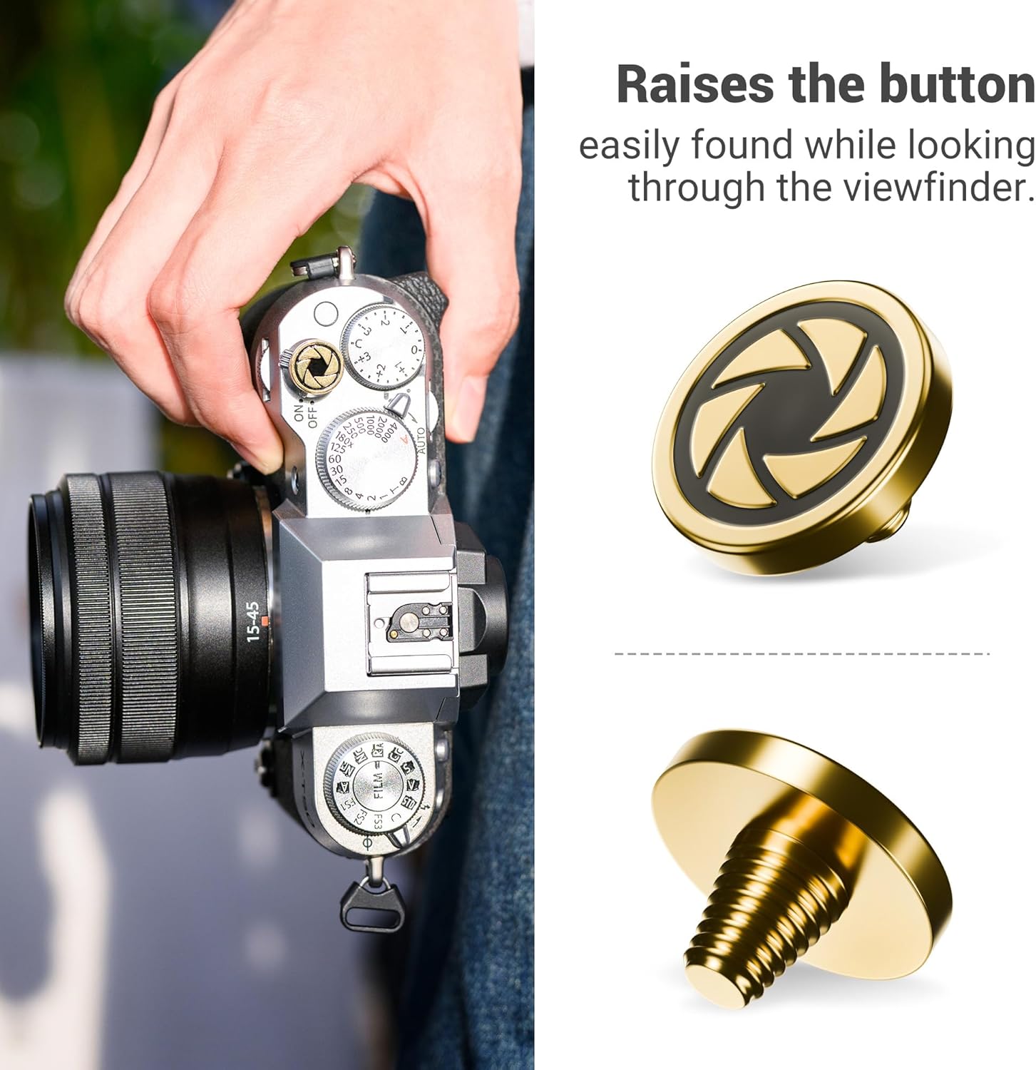 Bouton d'obturateur d'appareil - Fujifilm Camera X-T5 avis et prix