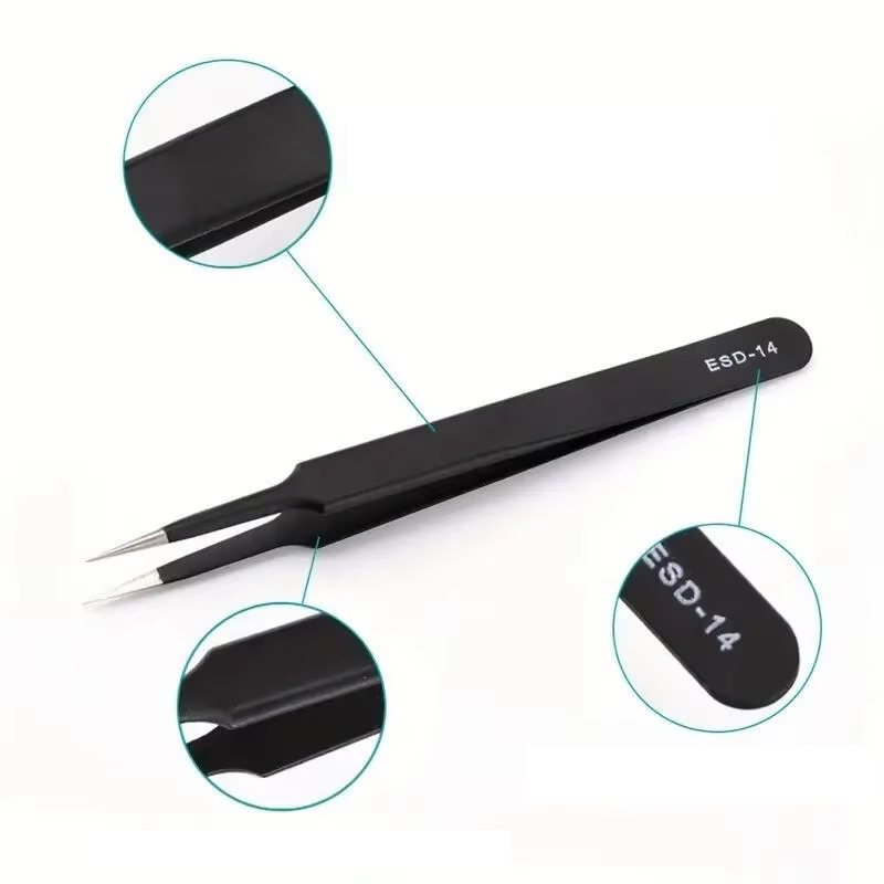 6 pinces à épiler antistatique - Electronics Repair Tools avis et prix