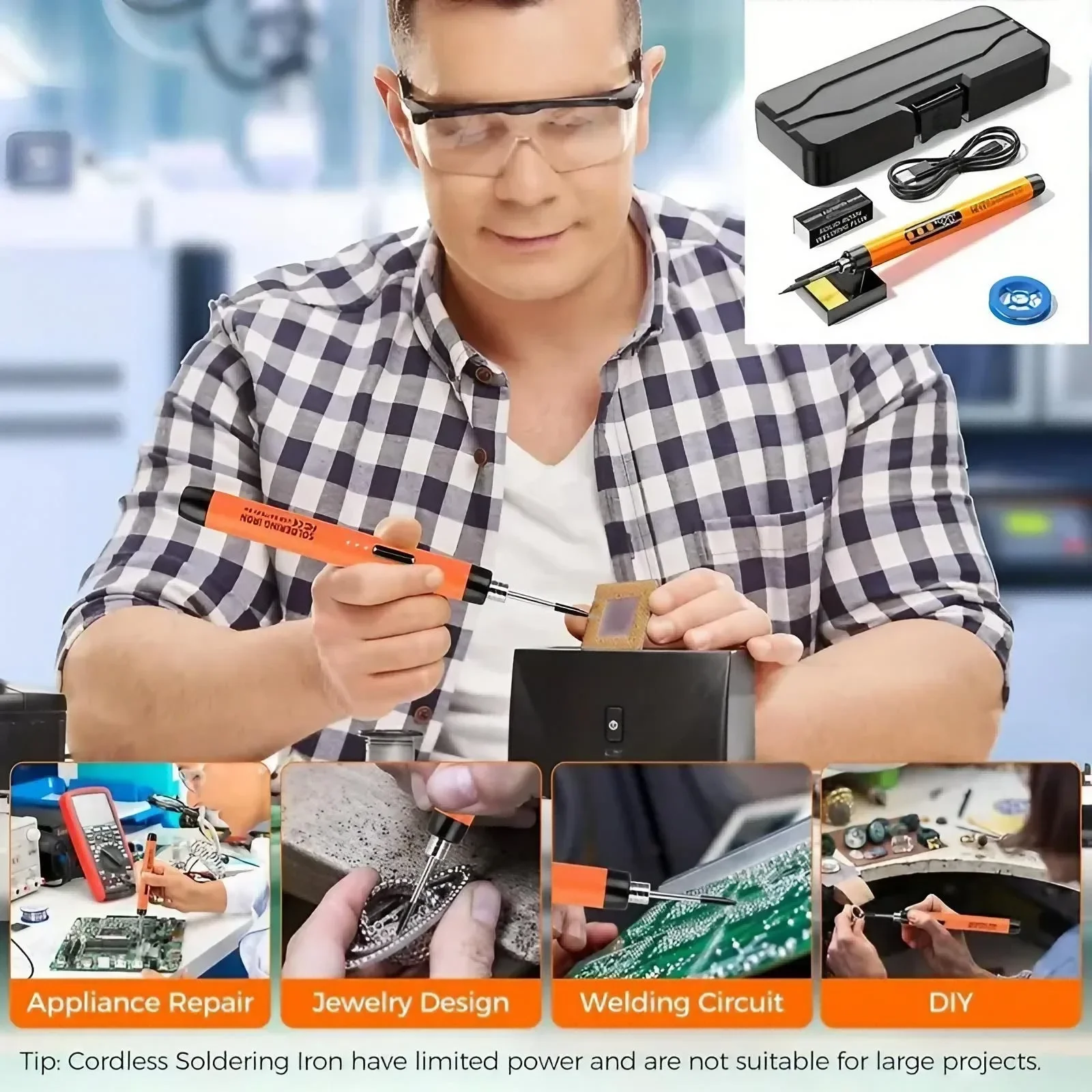 Mini fer à souder USB recharge - Electronics Repair Technician avis et prix